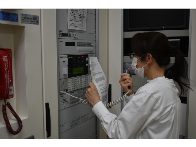 訓練です　訓練です