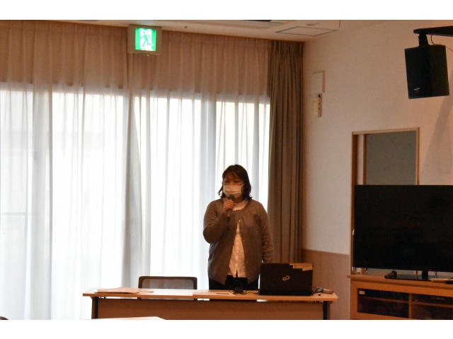 本日の講師の「感染管理認定看護師」和田美佳先生