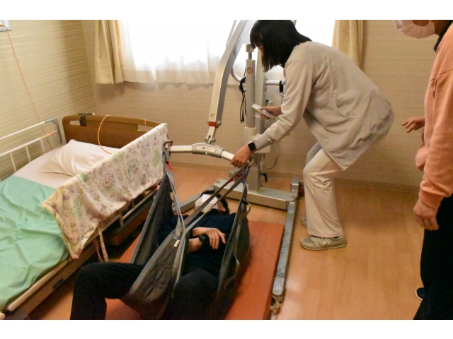 リフトへのセット完了