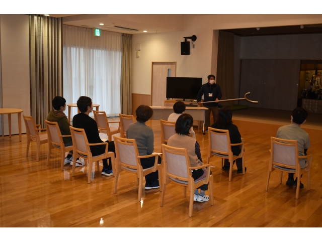 「さすまた」の基本的な使い方を学びました