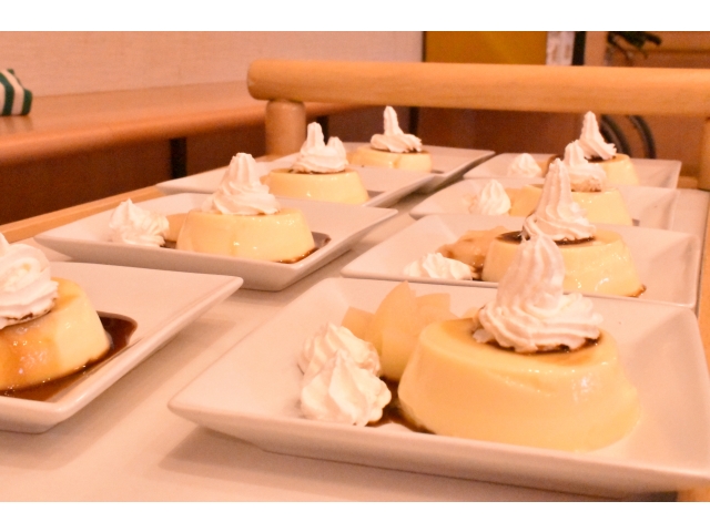 職員お手製のプリン🍮