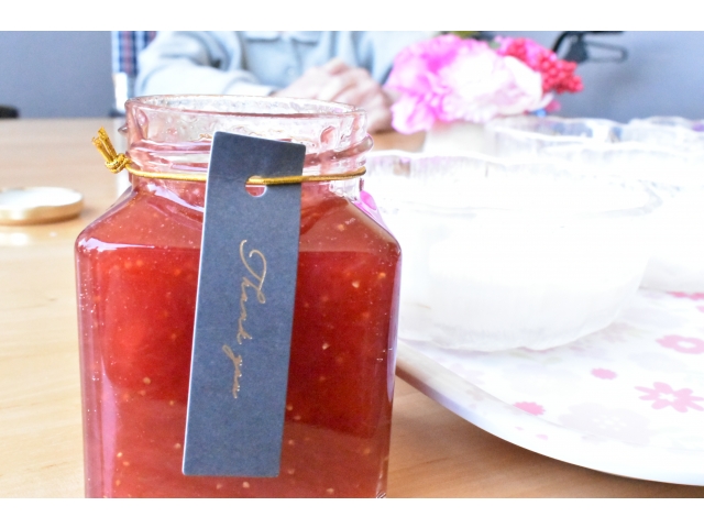 このジャムはやまぶき介護員のお手製です😋