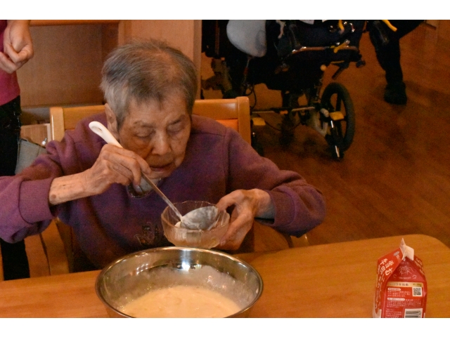 私も盛り付けしたよ😄