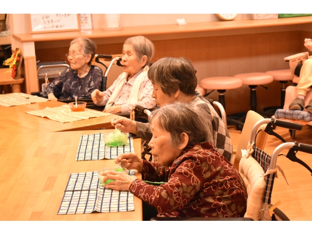 自分で作ったかき氷は絶品🍧