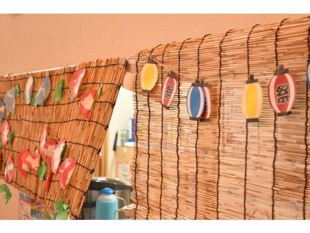 飾り付けも雰囲気が出ています🎋