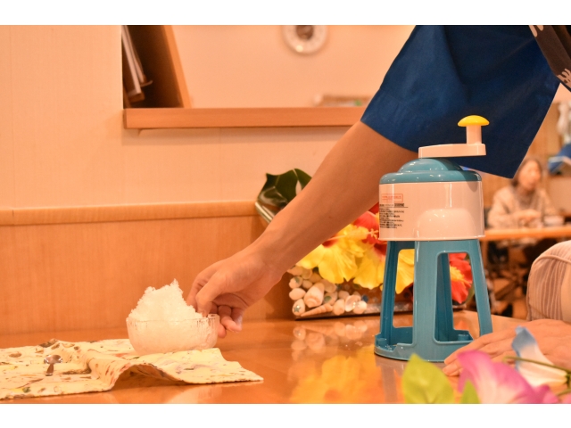 いい感じ🎶あとはシロップを😆