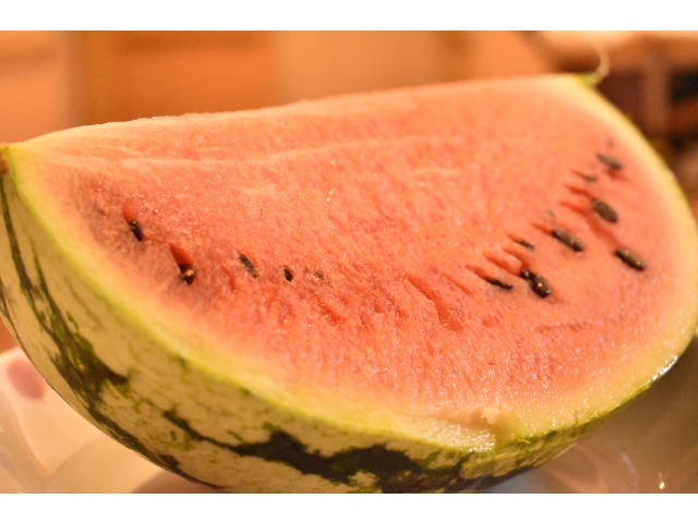 みずみずしくおいしそうなすいかです🍉