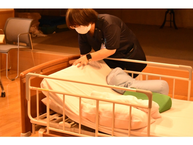 奥田先生おススメのマットの下にクッションを入れ込む使い方