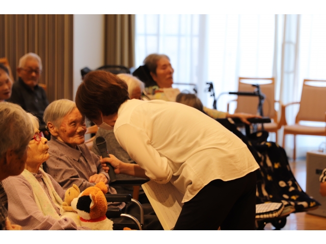 お祝い対象の入居者さんから一言🤗