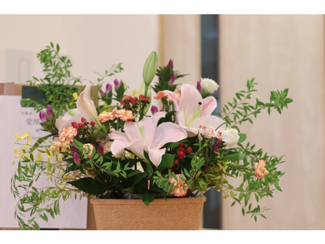 日本ゼネラルフード様よりお祝いの花をいただきました🌺