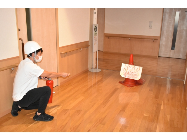 火元へ到着🔥消火開始