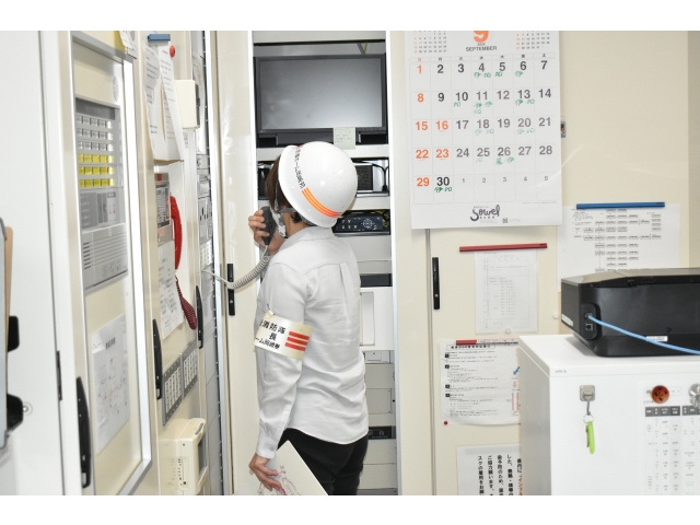 訓練の最後に隊長より講評をいただきました