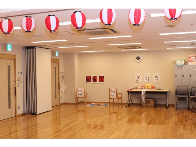 ゲームの看板も実習生作です😆