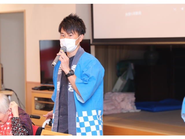 相談員の挨拶で幕開けです🤗