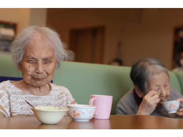 あまりのおいしさにこの笑顔🌝