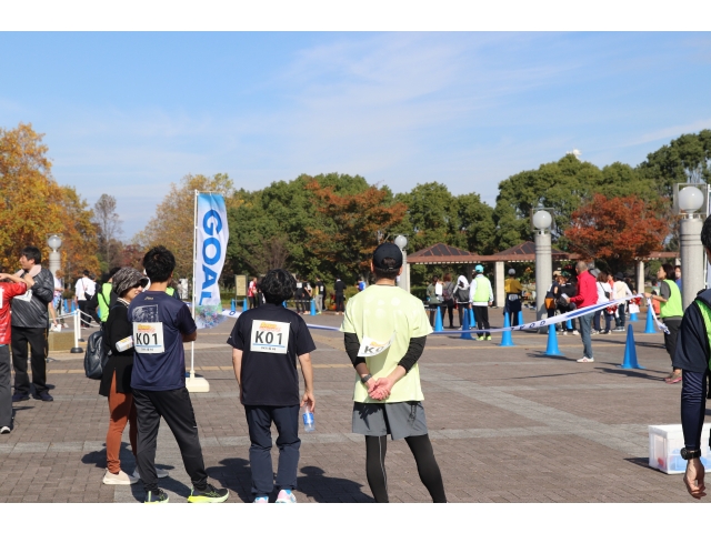 チーム全員でゴール前待機🤗