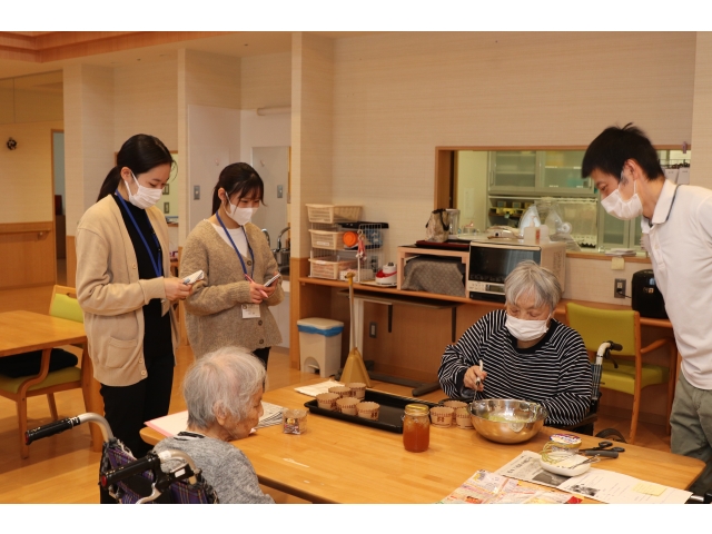 栄養士の実習生も参加させていただきました🙇