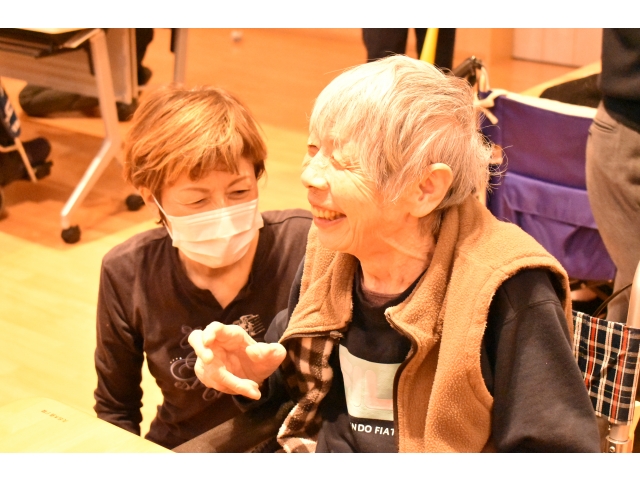 鬼に豆が命中してこの笑顔😁