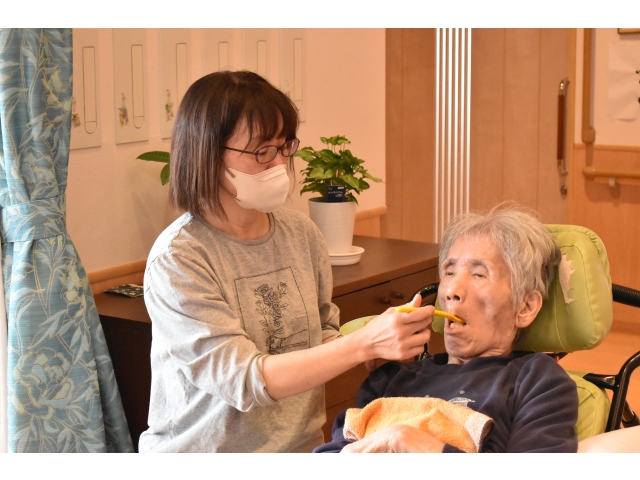 介助の方もおいしく召し上がっていました😋