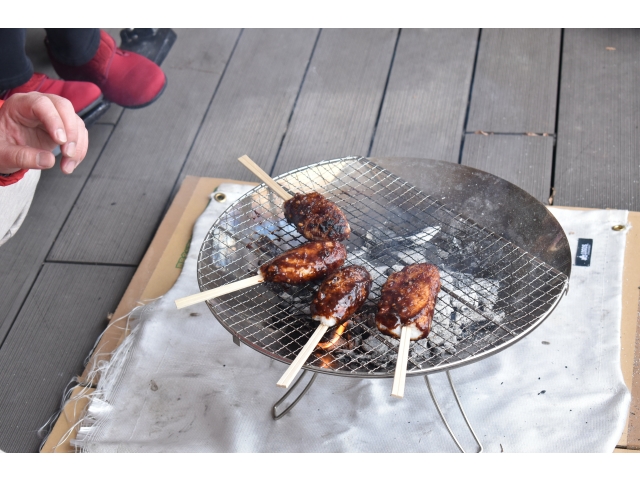 そろそろ焼けたかな❓