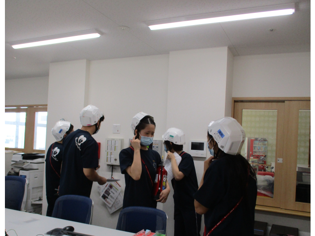 火災現場の確認