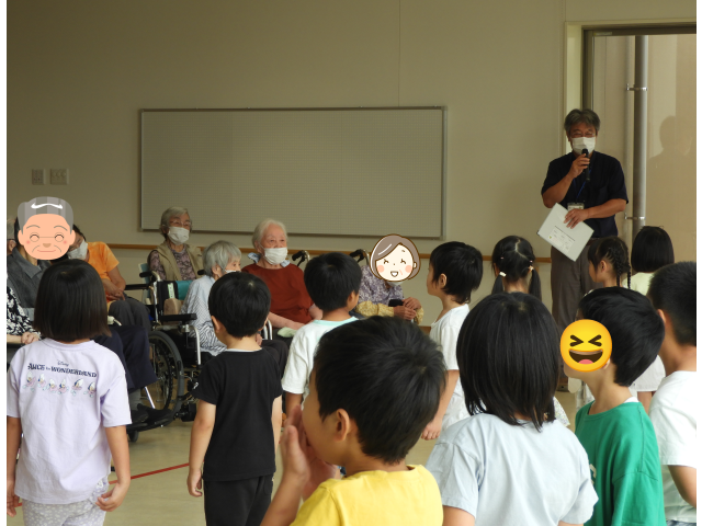 苑長からお礼の言葉