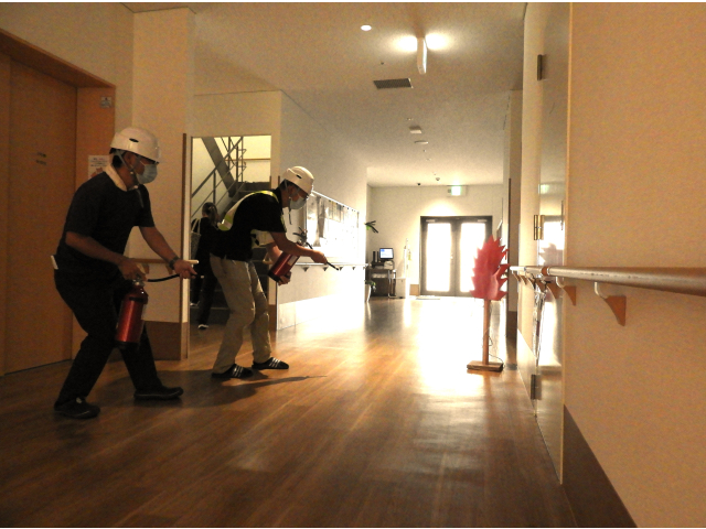 消化班初期消火