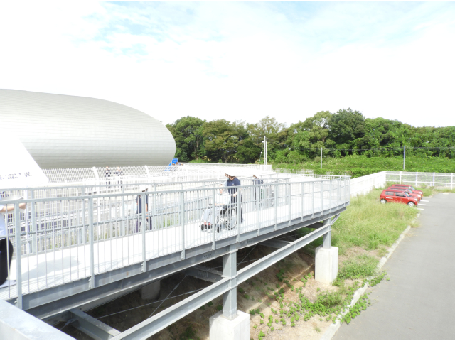 広域防災拠点へ避難誘導