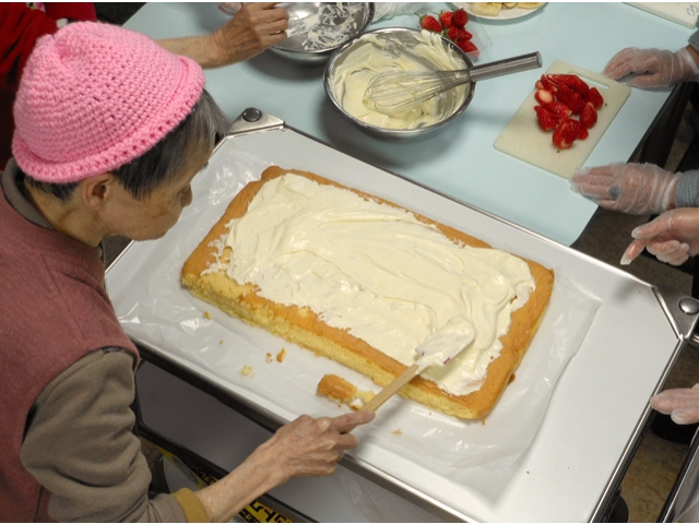 カスタードもたっぷりと