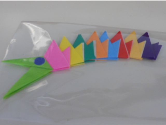 プレゼントは折り紙の龍でした