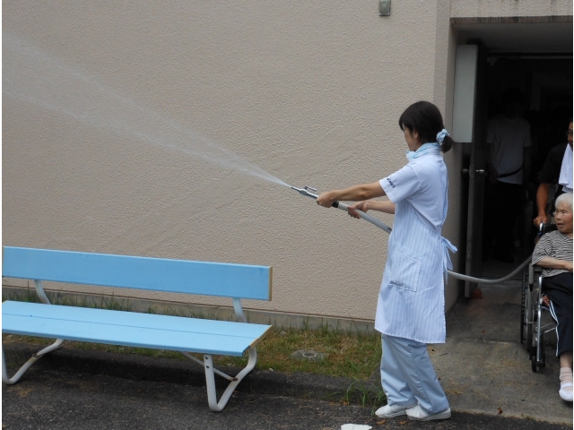 消火訓練（ポンプ）