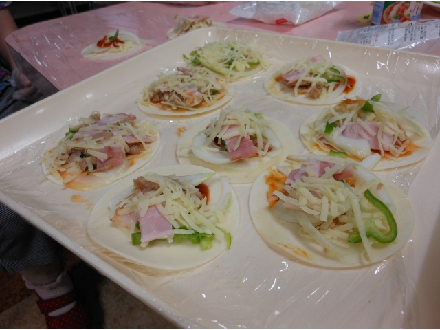 トッピング完了