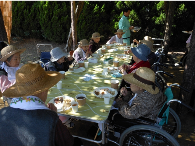 木陰が気持ち良い絶好の日和でした