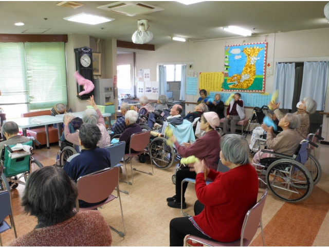 約１０分の体操で体も温まります