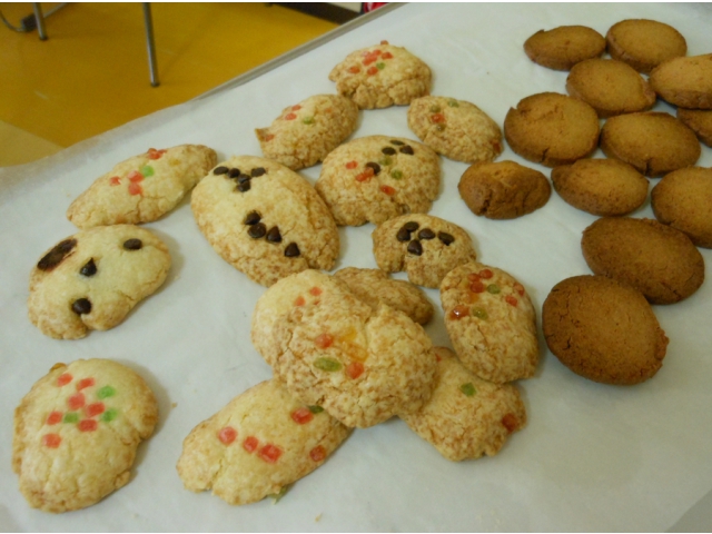 香ばしいクッキーができました