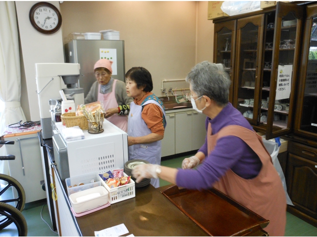 ボランティアさん、いつもありがとうざいます
