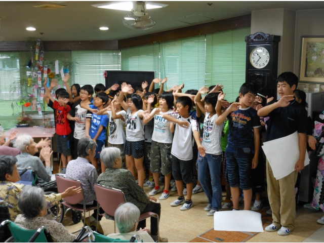 手話付きでの合唱