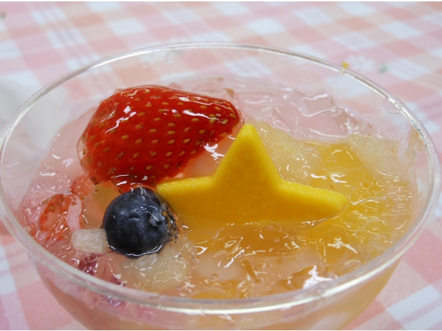 涼し気な七夕スイーツ（8分音符）