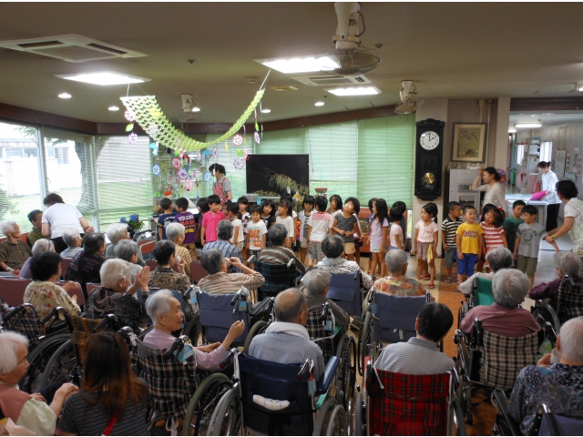 元気いっぱいのあいさつ