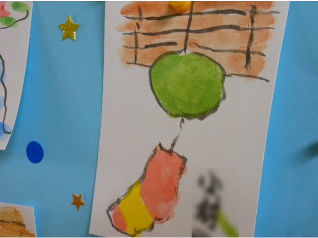 掲示版が作品展に