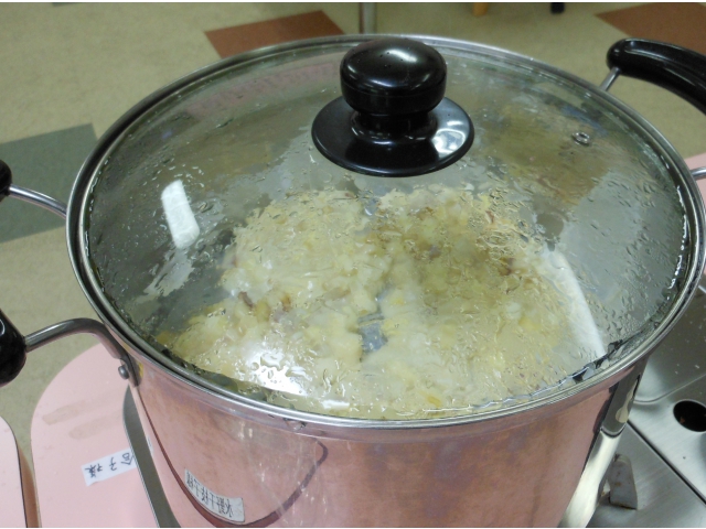 出来上がりが楽しみ