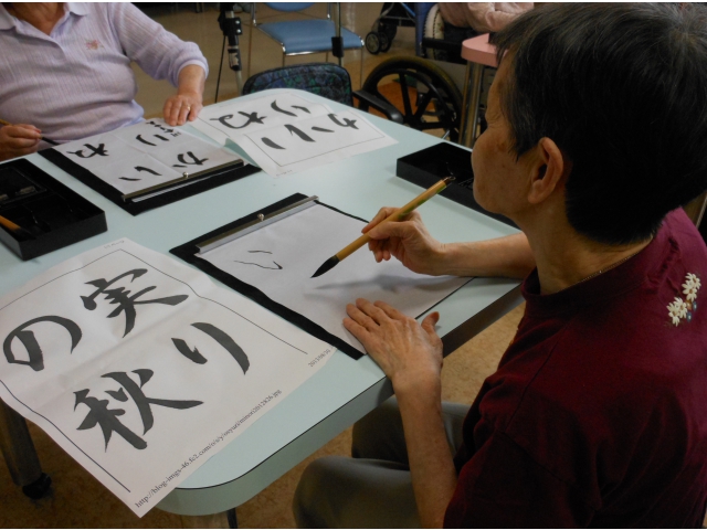 軽やかな筆使いですね