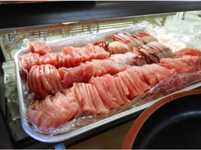 新鮮なネタが並びます