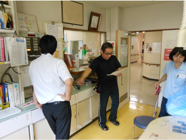 火災発生！ますは初期消火！