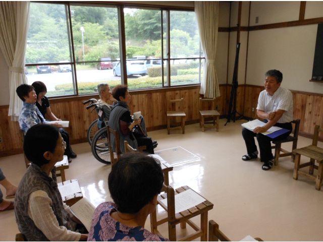 次長の体験談を話してくださいました