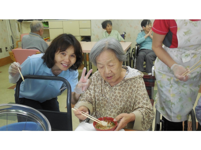 楽しい流しそうめんでした！