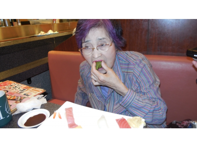 お寿司は日本の味ですね