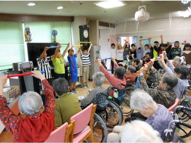 みんなでキラキラ星の体操です！