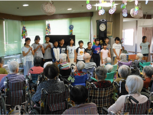 リコーダーがとても上手です！