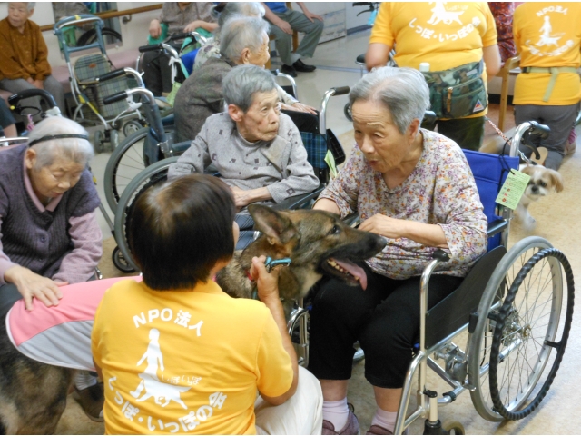 利用者さんも嬉しそうです